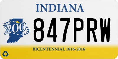 IN license plate 847PRW