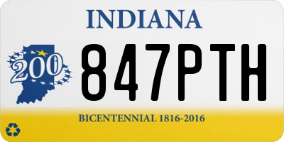 IN license plate 847PTH