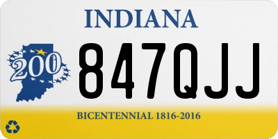 IN license plate 847QJJ