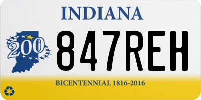 IN license plate 847REH