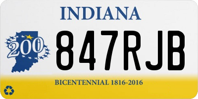 IN license plate 847RJB