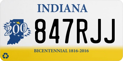 IN license plate 847RJJ