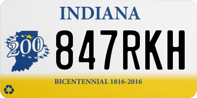 IN license plate 847RKH