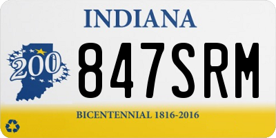 IN license plate 847SRM