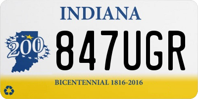 IN license plate 847UGR