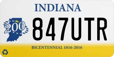 IN license plate 847UTR
