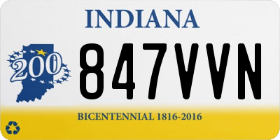 IN license plate 847VVN