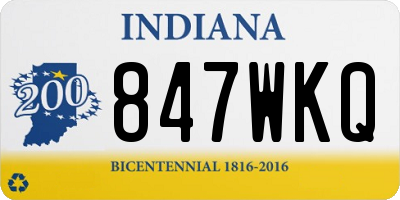IN license plate 847WKQ