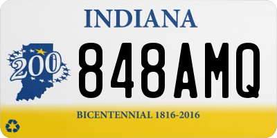 IN license plate 848AMQ