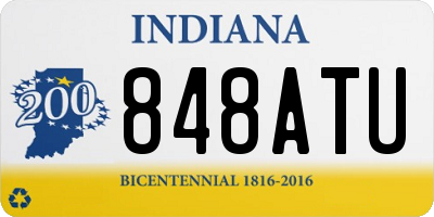 IN license plate 848ATU