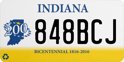 IN license plate 848BCJ