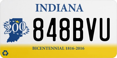 IN license plate 848BVU