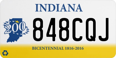 IN license plate 848CQJ