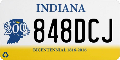 IN license plate 848DCJ