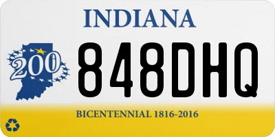 IN license plate 848DHQ