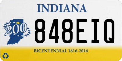 IN license plate 848EIQ