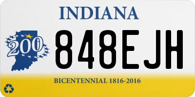 IN license plate 848EJH