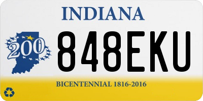 IN license plate 848EKU