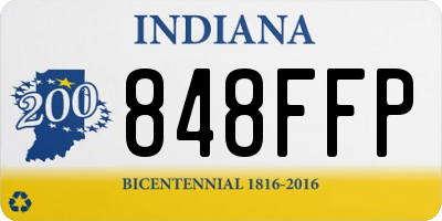 IN license plate 848FFP