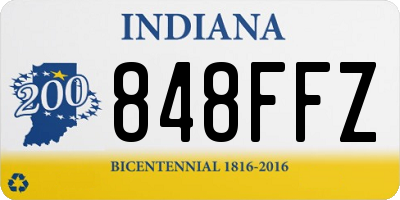 IN license plate 848FFZ