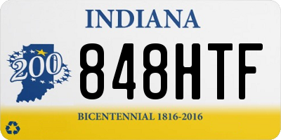 IN license plate 848HTF