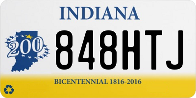 IN license plate 848HTJ