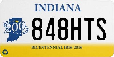 IN license plate 848HTS