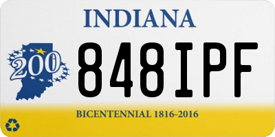 IN license plate 848IPF