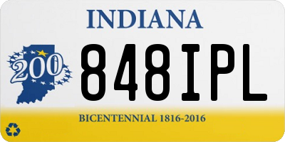 IN license plate 848IPL