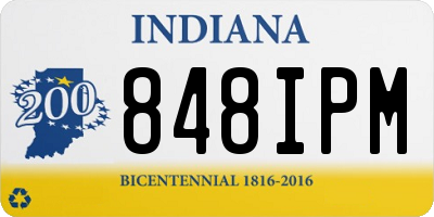 IN license plate 848IPM