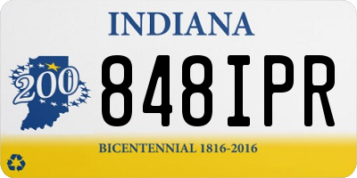 IN license plate 848IPR
