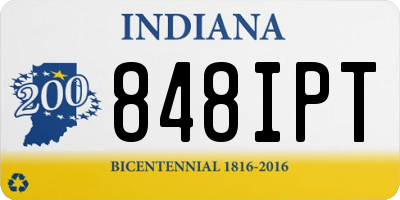 IN license plate 848IPT