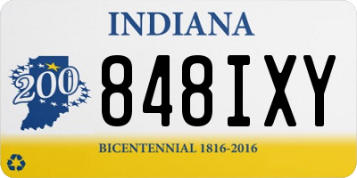 IN license plate 848IXY