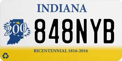 IN license plate 848NYB