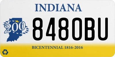 IN license plate 848OBU
