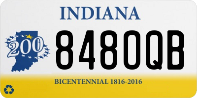 IN license plate 848OQB