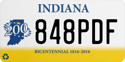 IN license plate 848PDF
