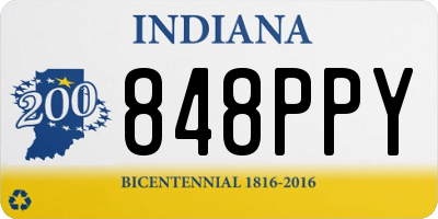 IN license plate 848PPY