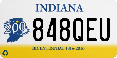 IN license plate 848QEU