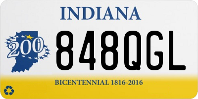 IN license plate 848QGL