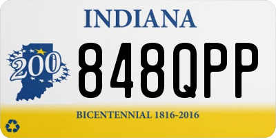 IN license plate 848QPP
