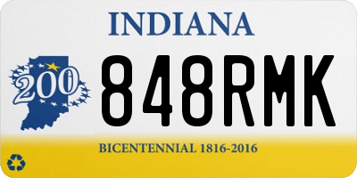 IN license plate 848RMK