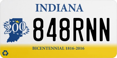 IN license plate 848RNN