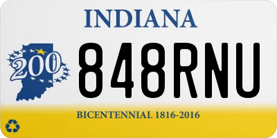 IN license plate 848RNU