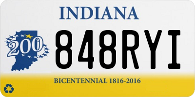 IN license plate 848RYI