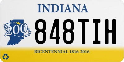 IN license plate 848TIH