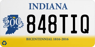 IN license plate 848TIQ