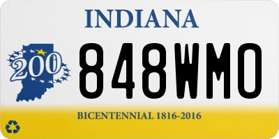 IN license plate 848WMO