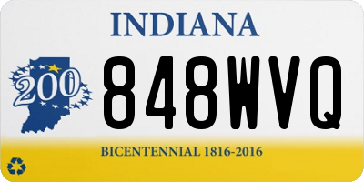 IN license plate 848WVQ