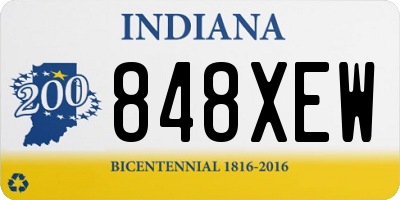 IN license plate 848XEW